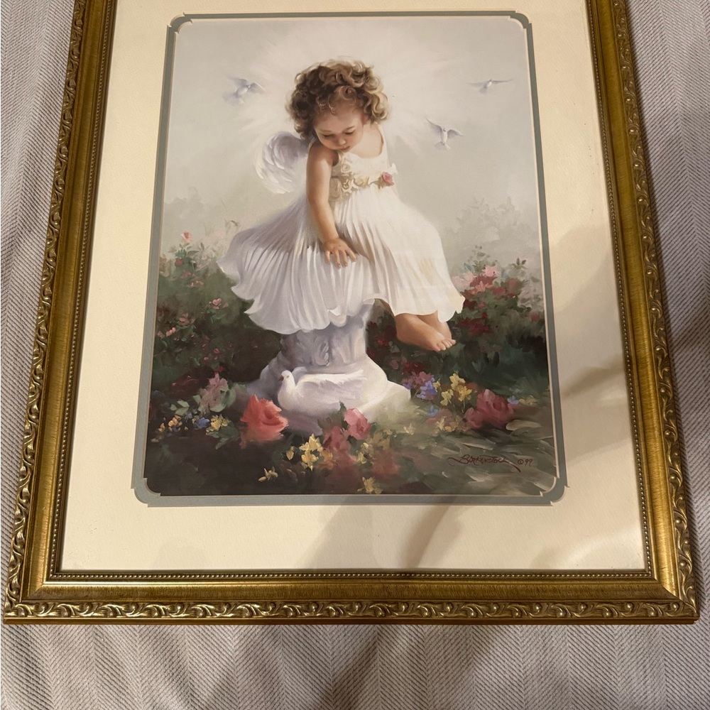 Angel wings girl baby heavens dove by Joyce Birkenstock